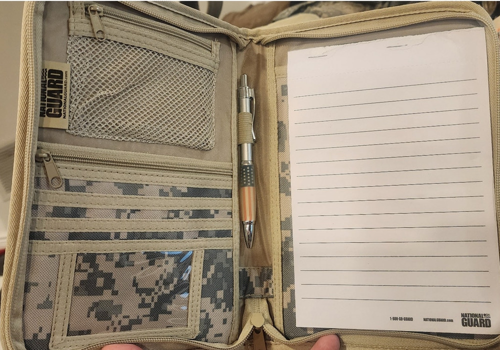 US National Guard ACU Camo Organizer Padfolio – Used Excellent Condition